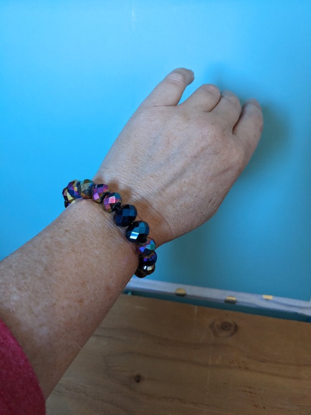 Iridescent Stretchy Bracelet OS